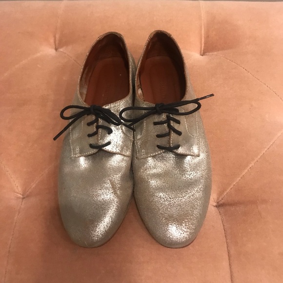 Rachel Comey Novak rare silver Oxford flats 6/6.5 - Picture 5 of 8